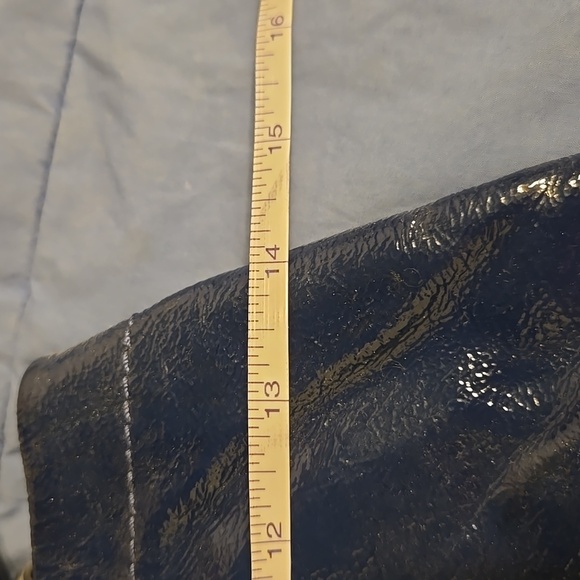 Coach Blue Shoulder Purse - Picture 8 of 10